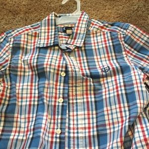 Short sleeved button down shirt